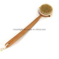 Long Handle Natural Bristle Shower Back Scrubber Brush