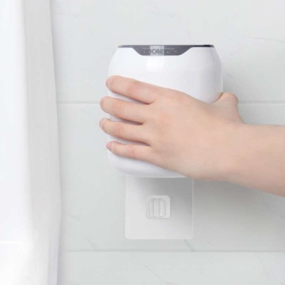 BOOMJOY bathroom accessories sets with plastic silicone flex small wall toilet cleaning brush