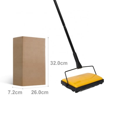 Manufacture supplier stainless steel Magic hand manual household cleaning  floor carpet sweeper