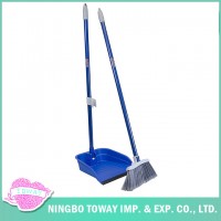 Wholesale Hand Push Ceiling Soft Bristle Long Plastic Broom